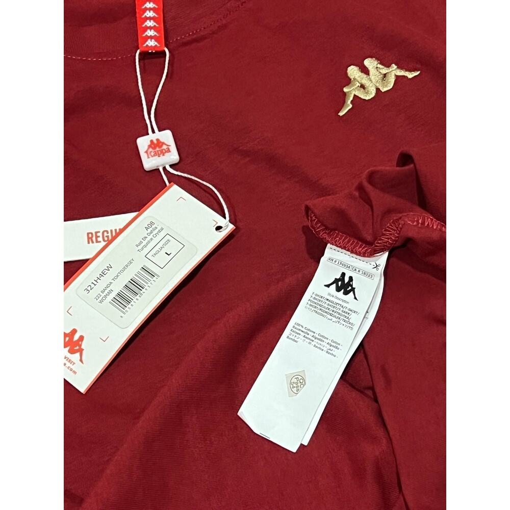 NWT❤️Kappa Women cotton top t-shirt szL - Picture 4 of 4